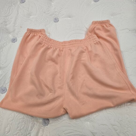 Adidas Men's Peach Colored Super Soft Sweatpants W Tapered Leg Size XL - Picture 9 of 10